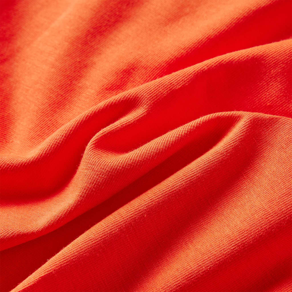 T-shirt à manches longues enfant orange foncé 92