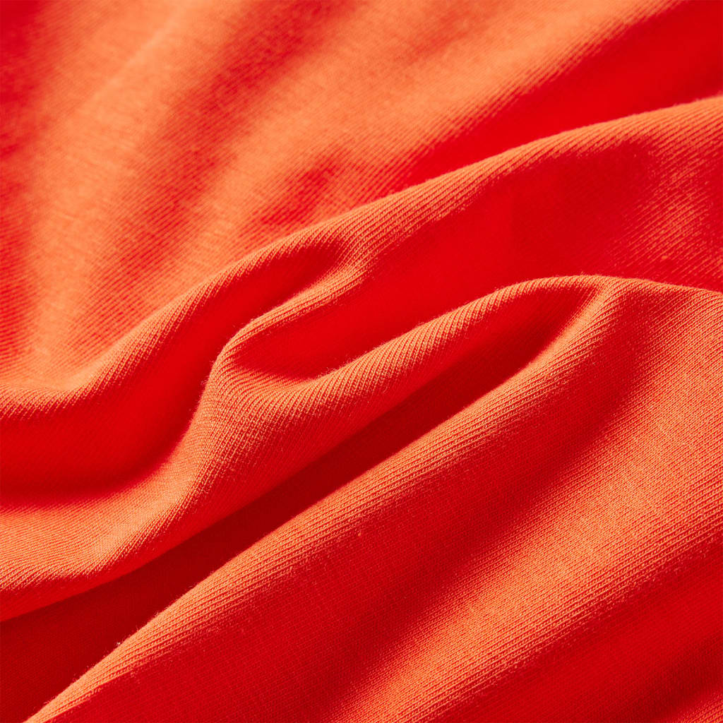 Kinder-Langarmshirt Dunkelorange 104