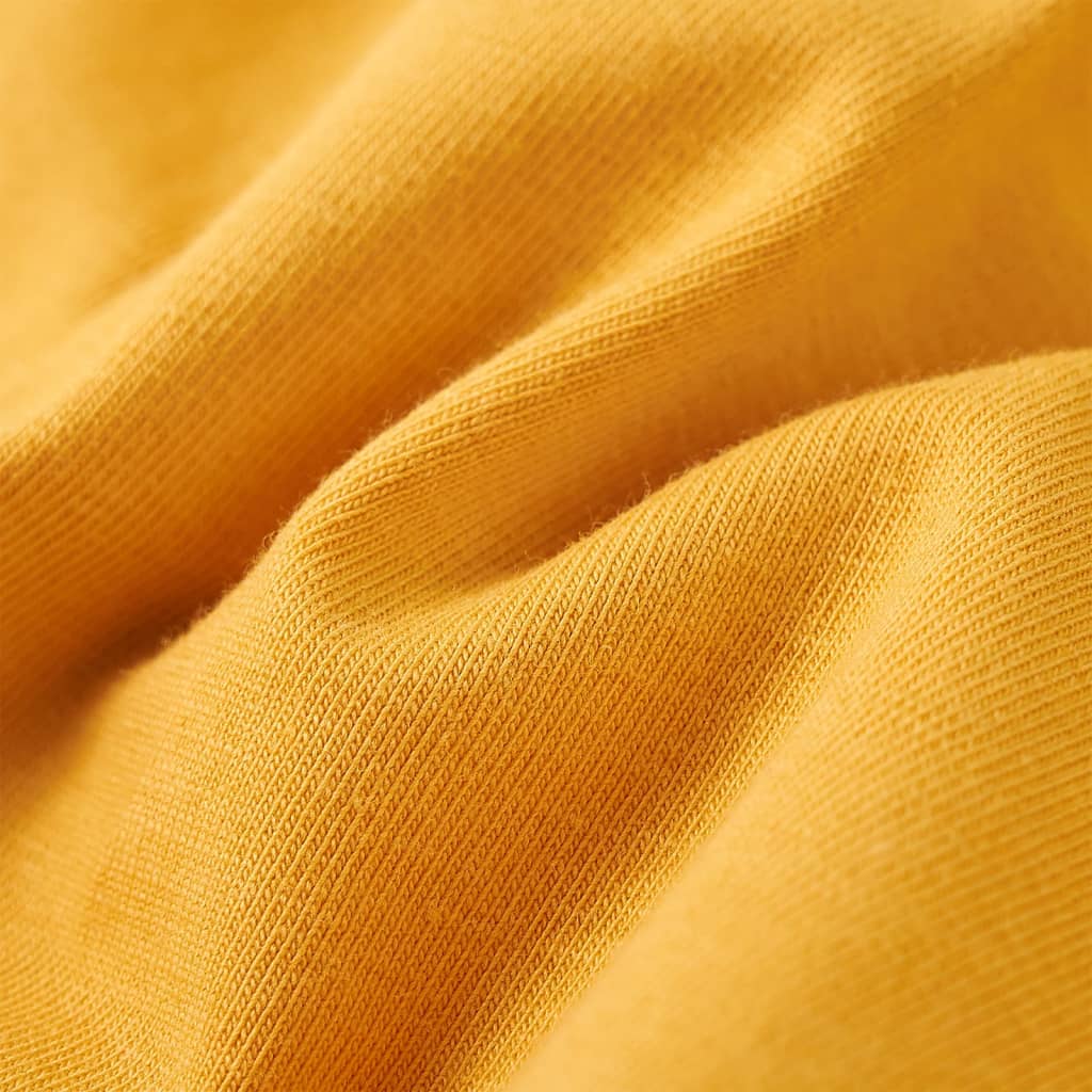 Kids' Long-Sleeved Shirt Dark Ochre 104