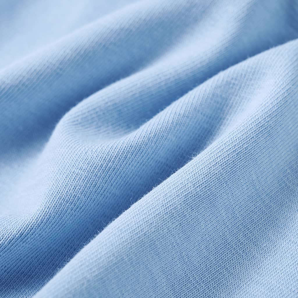 T-shirt manches longues enfant bleu clair 116