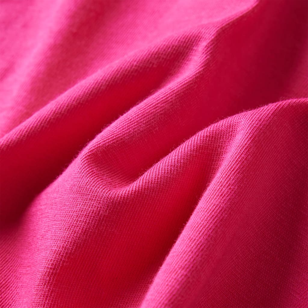 T-shirt manches longues enfant rose vif 104