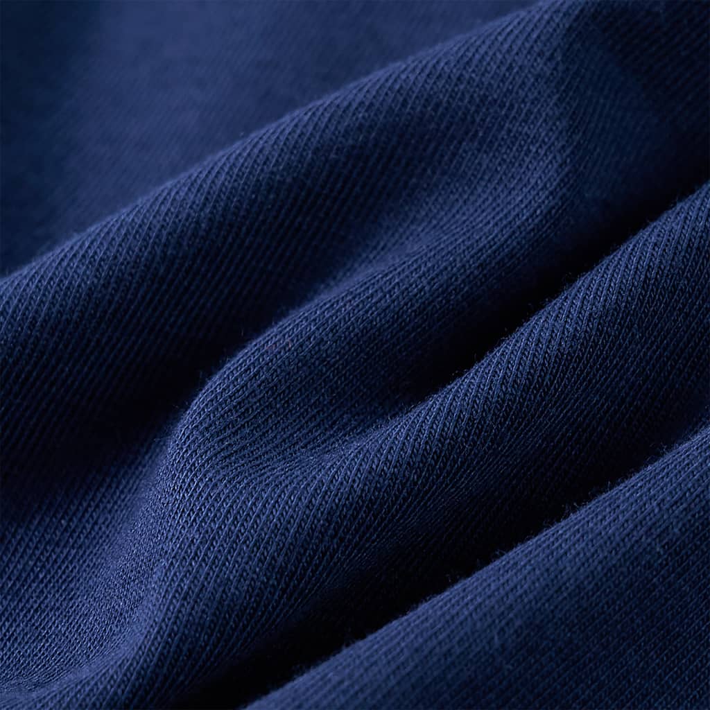 Kids' Long-Sleeved Shirt Navy Blue 128