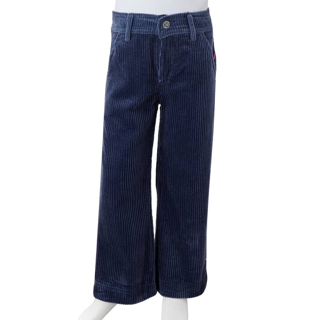 Kinderhose Cord Marineblau 92