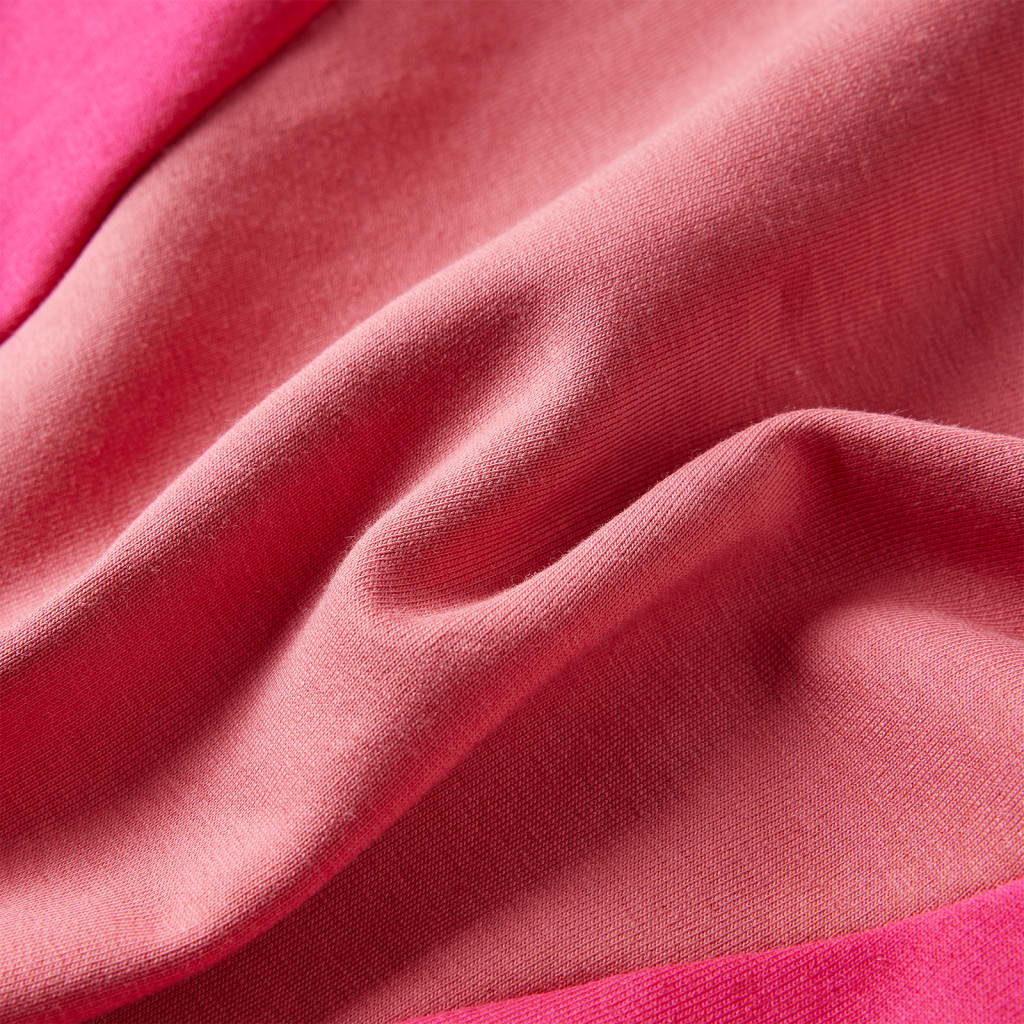 Kids' Color Block Sweatshirt Pink and Henna 116