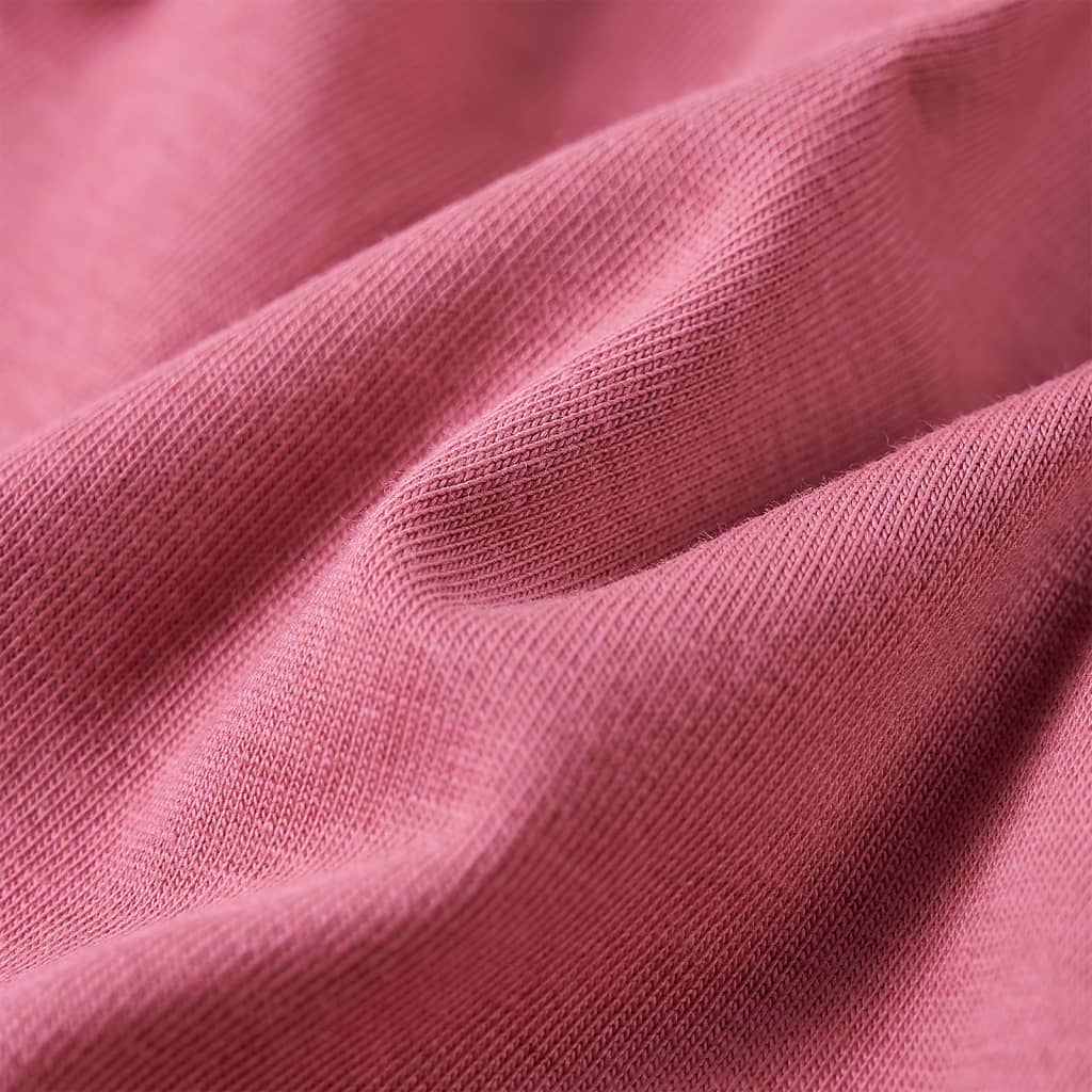 T-shirt manches longues enfant rose framboise 140