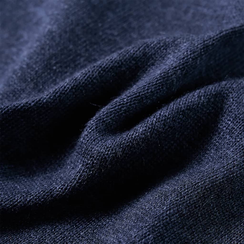 Pull enfant tricoté bleu marine 104
