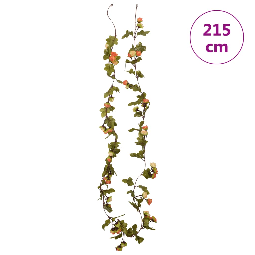 Blumengirlanden Blumen 6 Stk. Sonnenuntargang 215 cm