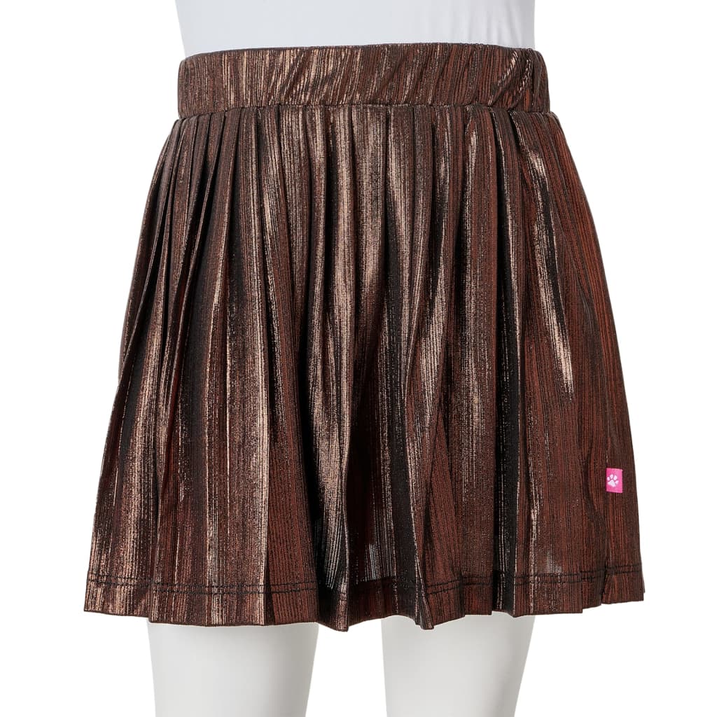Children's Skirt with Glitter Cognac 116