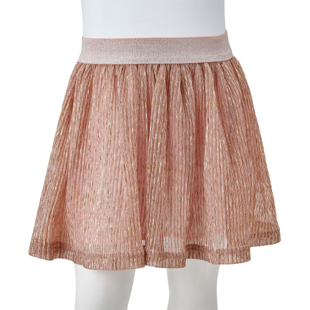 Jupe enfant pailletée rose clair 104