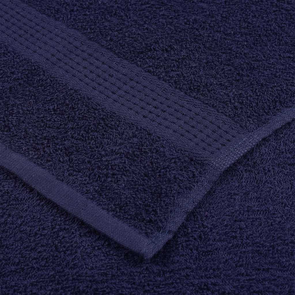 Serviettes FROGN 2 pièces Bleu marine 100x200 cm 360 g/m²