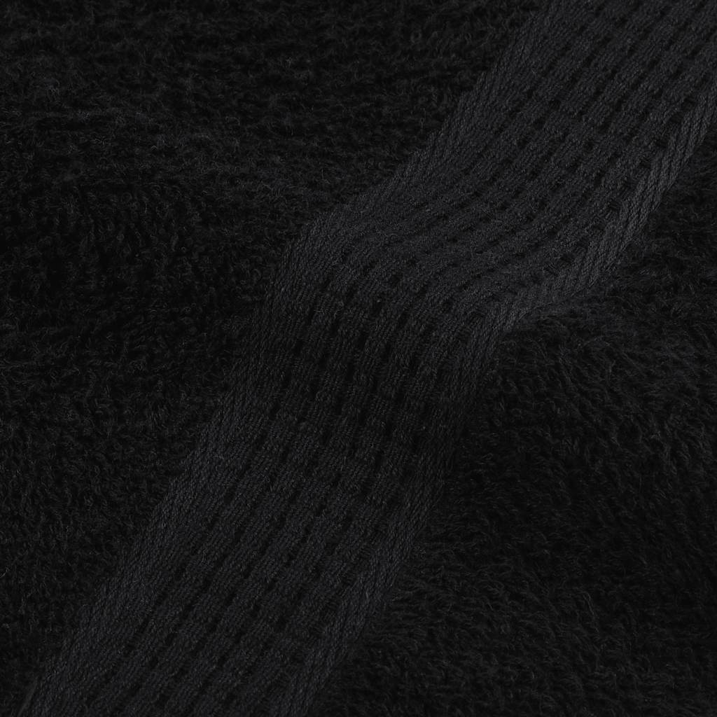Gästetücher FROGN 2 Stk. Schwarz 30x50 cm 360 g/m²
