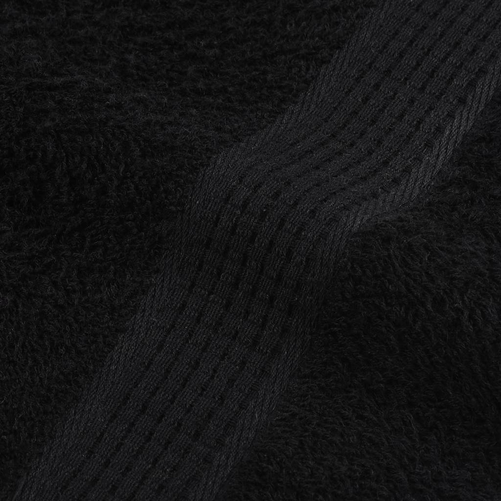 Serviettes FROGN 2 p. Noir 50x100 cm 360 g/m²