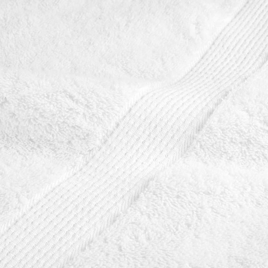 Premium Saunatücher SOLUND 2 Stk. Weiß 80x200 cm 600 g/m²