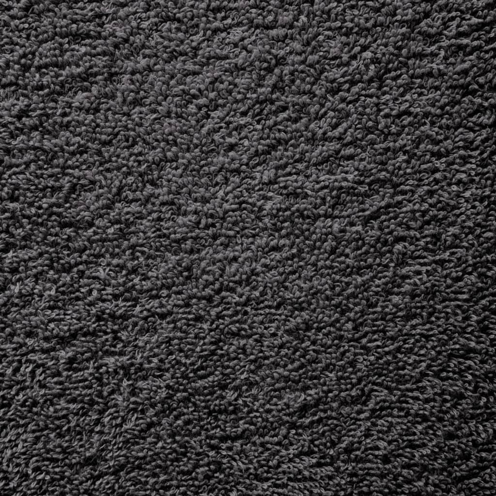 Premium Saunatücher SOLUND 50 Stk. Anthrazit 80x200 cm 600 g/m²