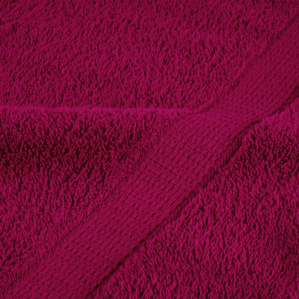 Premium-Waschtücher SOLUND 10 Stk. Bordeaux 30x30 cm 600 g/m²