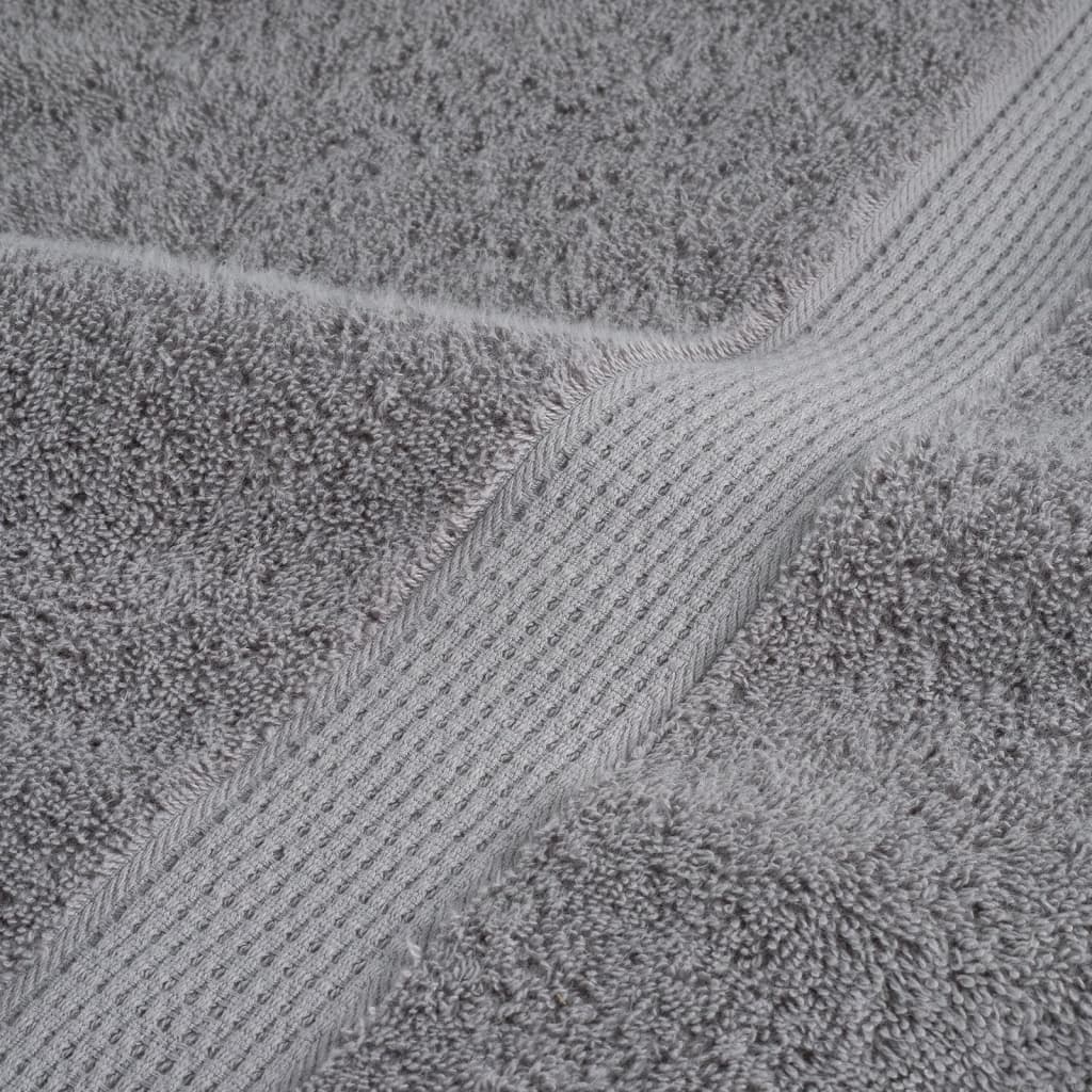 Serviettes de bain premium SOLUND 2 pcs Gris 100x150 cm 600 g/m²