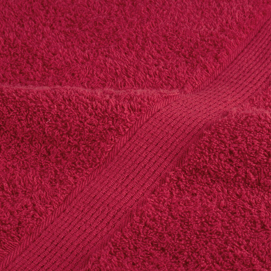Premium Bath Towels SOLUND 4 pcs. Red 100x150 cm 600 gsm