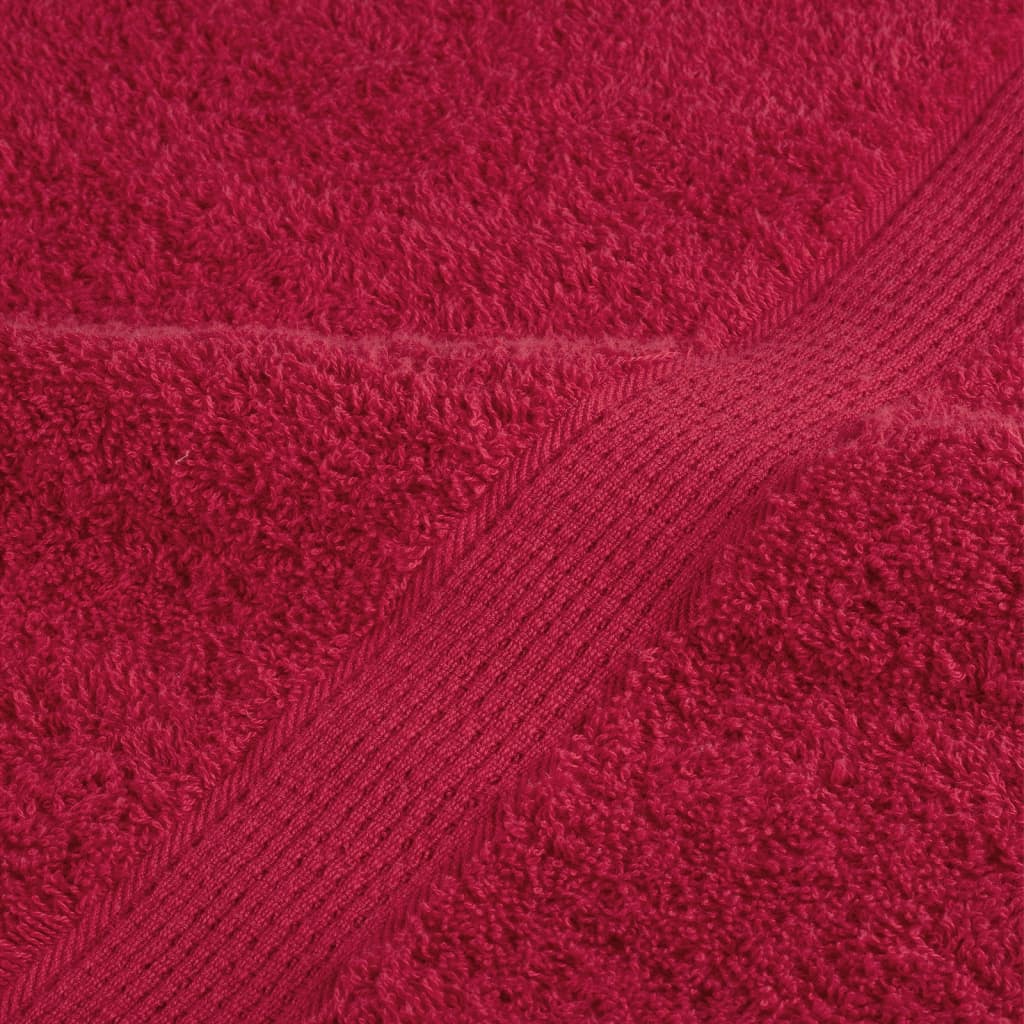 Serviettes de sauna premium SOLUND 4 pcs. Rouge 80x200 cm 600 g/m²