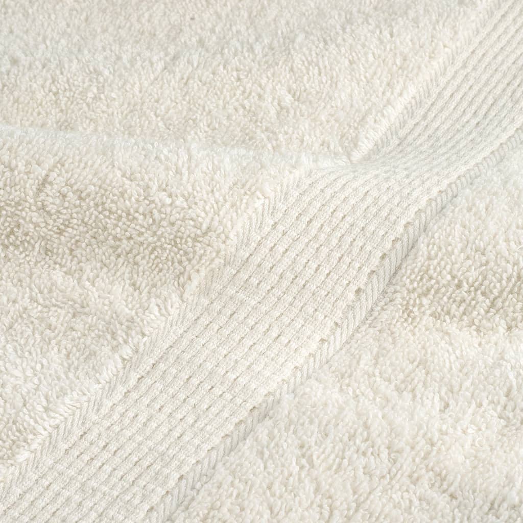 Premium Waschhandtücher SOLUND 10 Stück Creme 30x30 cm 600 g/m²