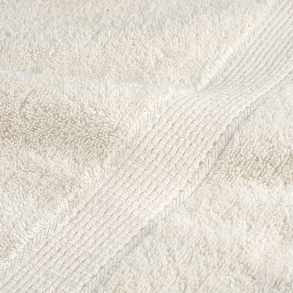 Premium Towels SOLUND 2 pcs. Cream White 100x200 cm 600 g/m²