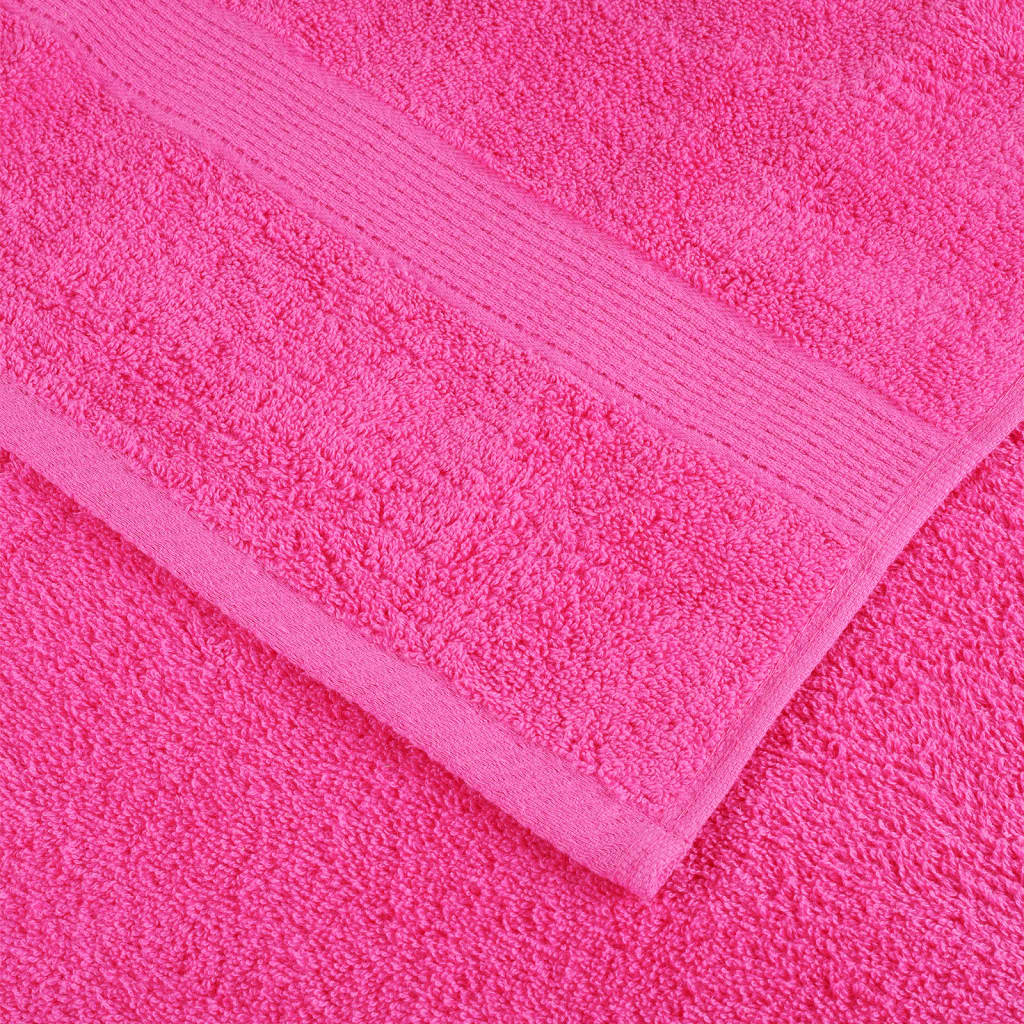 Premium Sauna Towels SOLUND 4 pcs. Pink 80x200 cm 600 g/m²
