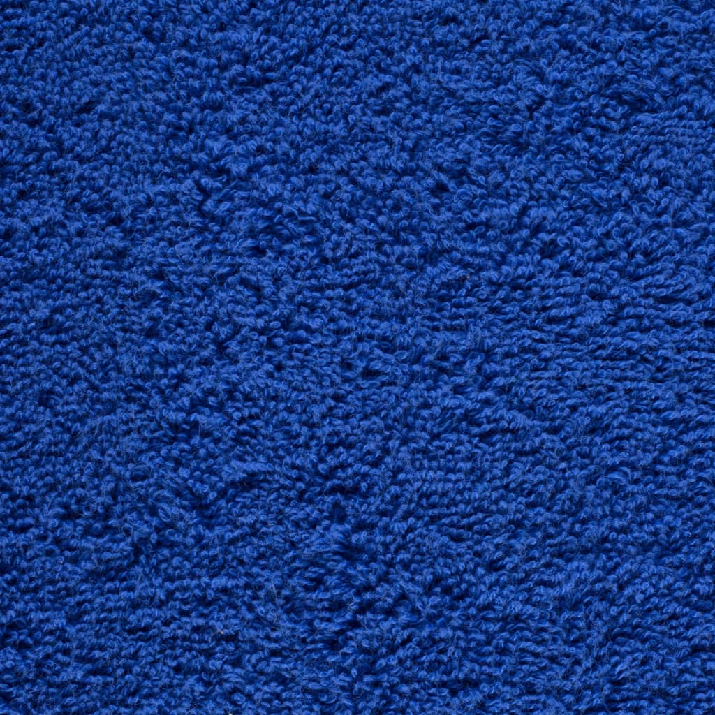 Lot de 6 serviettes de toilette Premium SOLUND bleu 600 g/m²