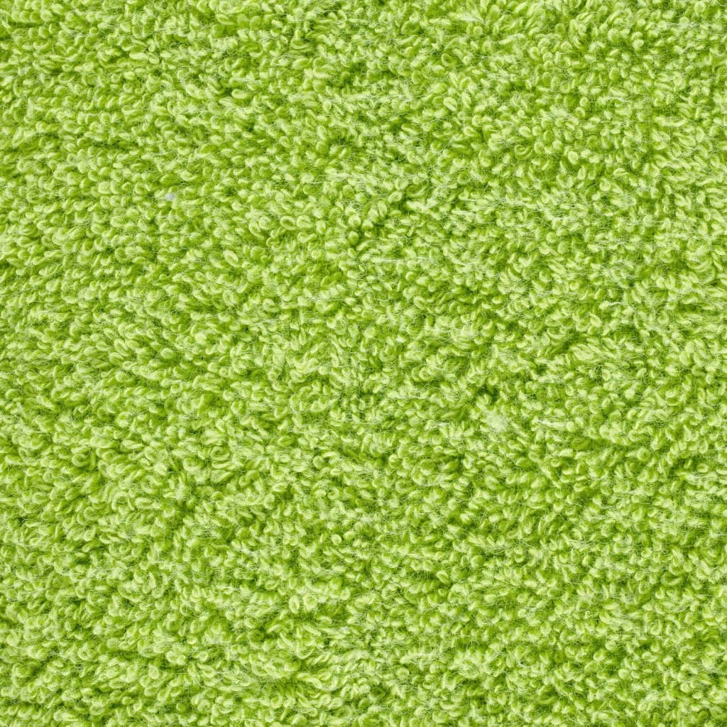 Set de 6 serviettes premium SOLUND vert pomme 600 g/m²