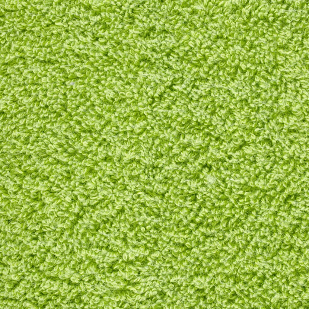 Lot de 12 serviettes de toilette premium SOLUND vert pomme 600 g/m²