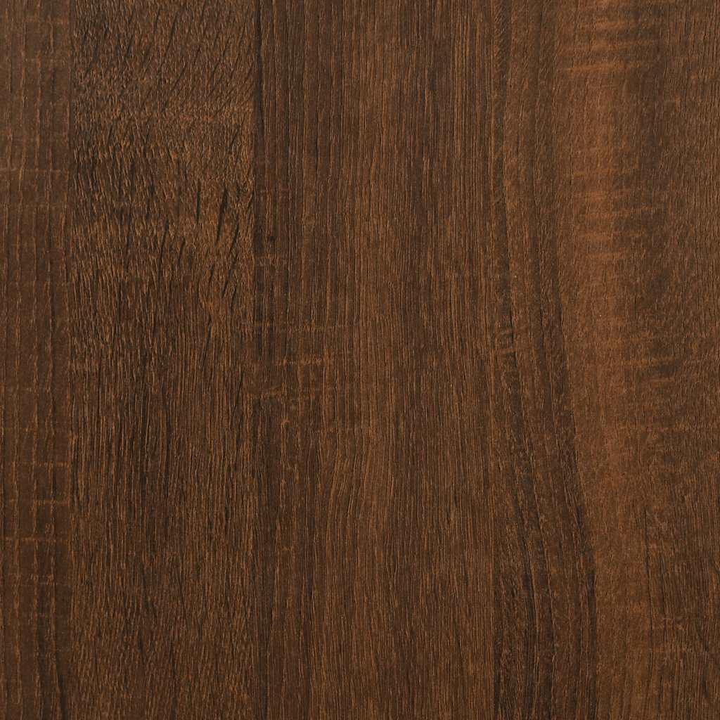 Hundekäfig im Möbelstil Braun Eichen-Optik 55x80x68 cm