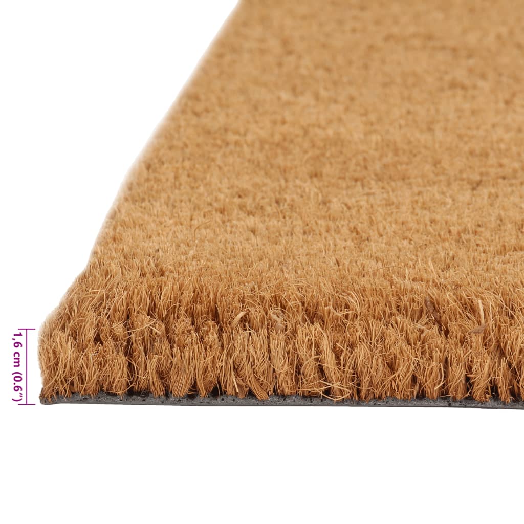 Doormats 2 pcs. Natural 40x60 cm Coir Tufted