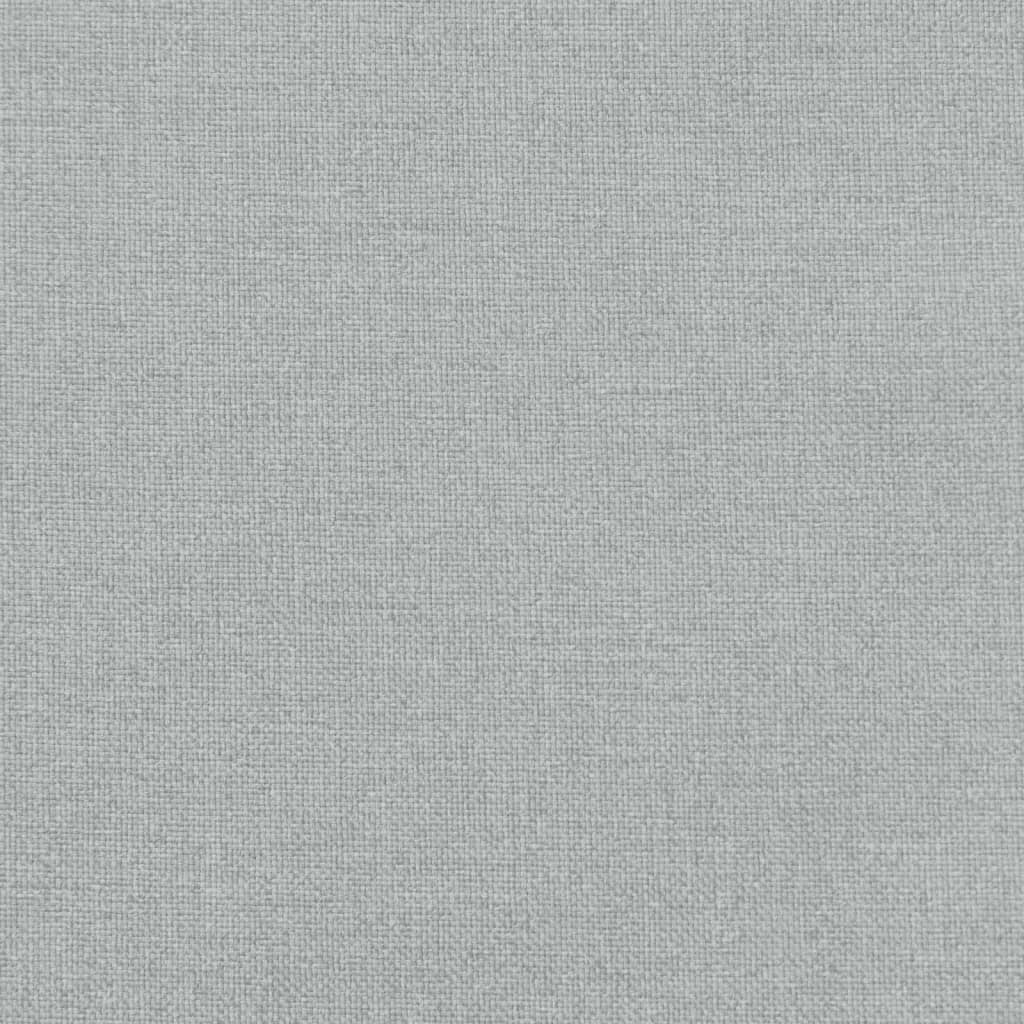 Coussins pour chaises basses 2 pcs. Mélange gris clair 100x50x4cm Tissu