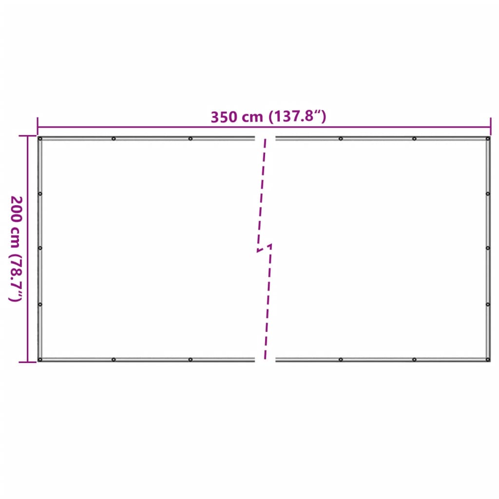 Anhängernetz Grün 2x3,5 m HDPE