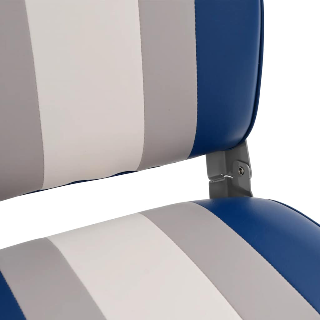 2-piece Boat Seat Set Foldable High Backrest