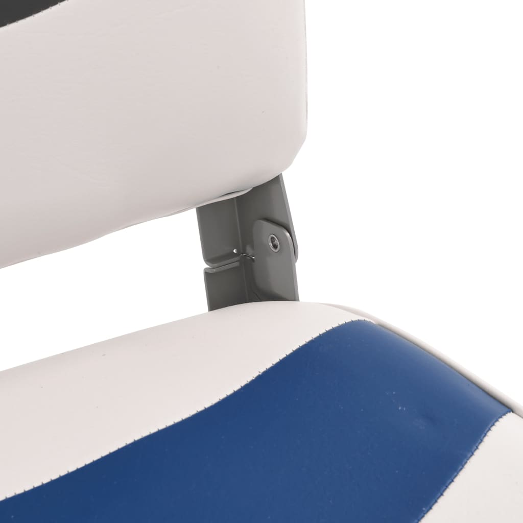 4-tlg. Bootssitz-Set Klappbar Hohe Rückenlehne
