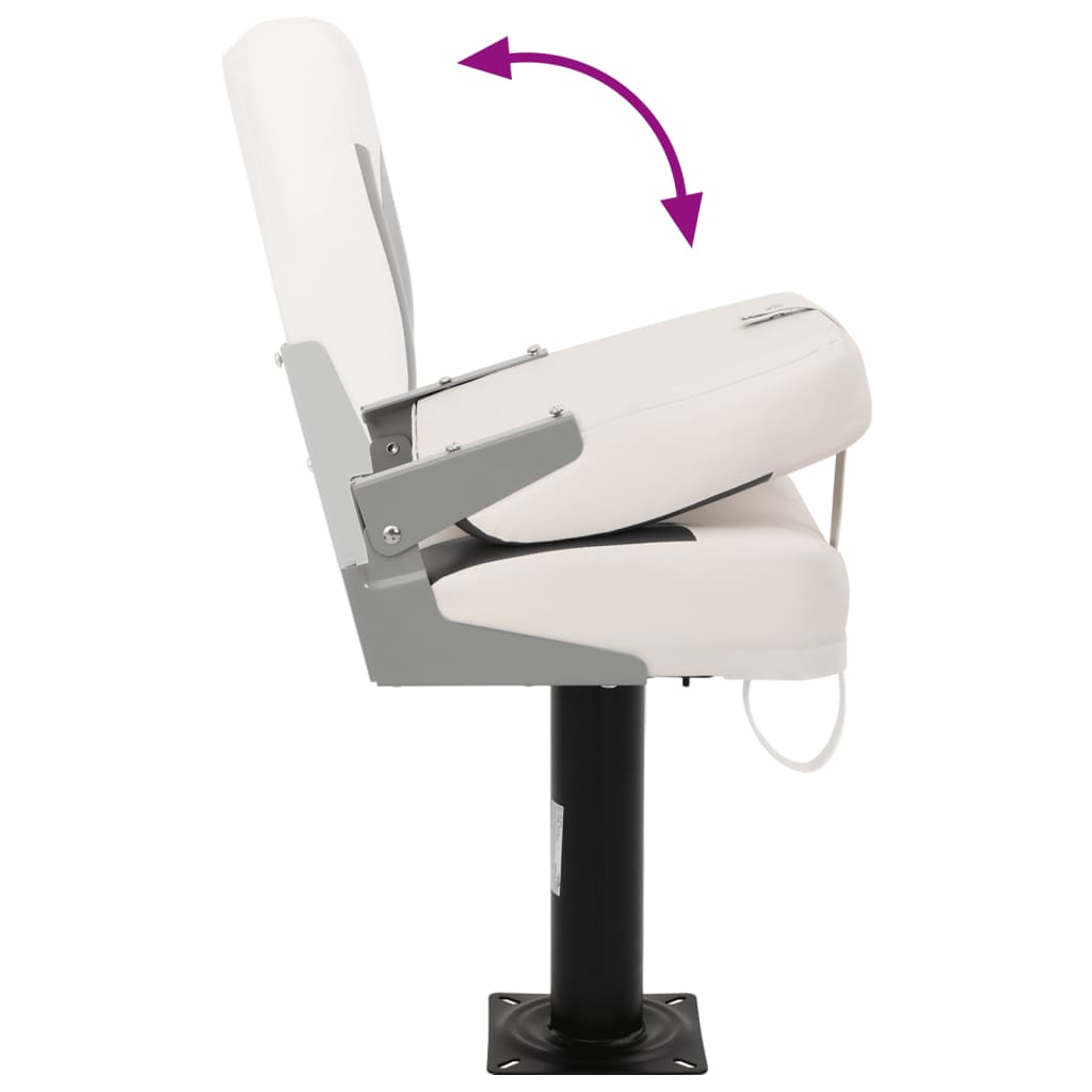 Boat Seat with 360° Swivel Pedestal