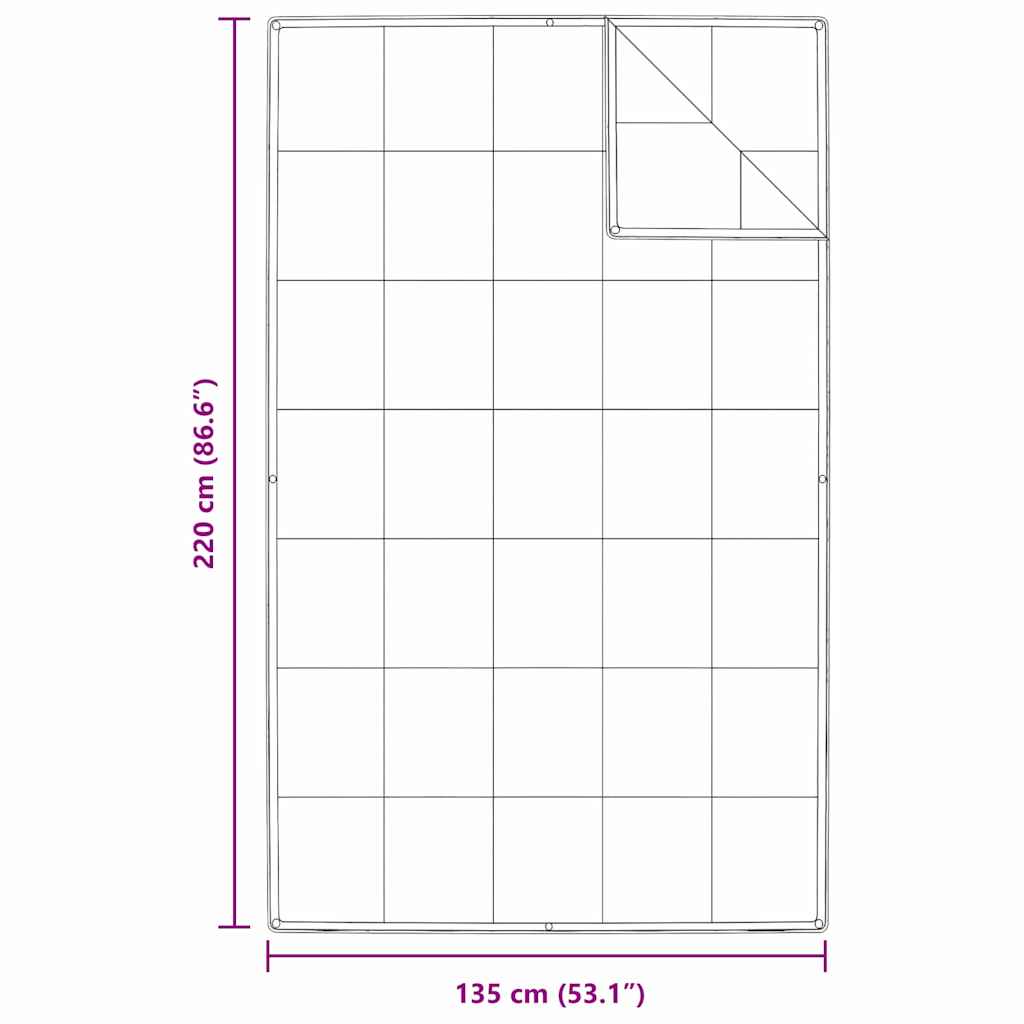 Couette 2-en-1 blanche 135 x 220 cm Plume