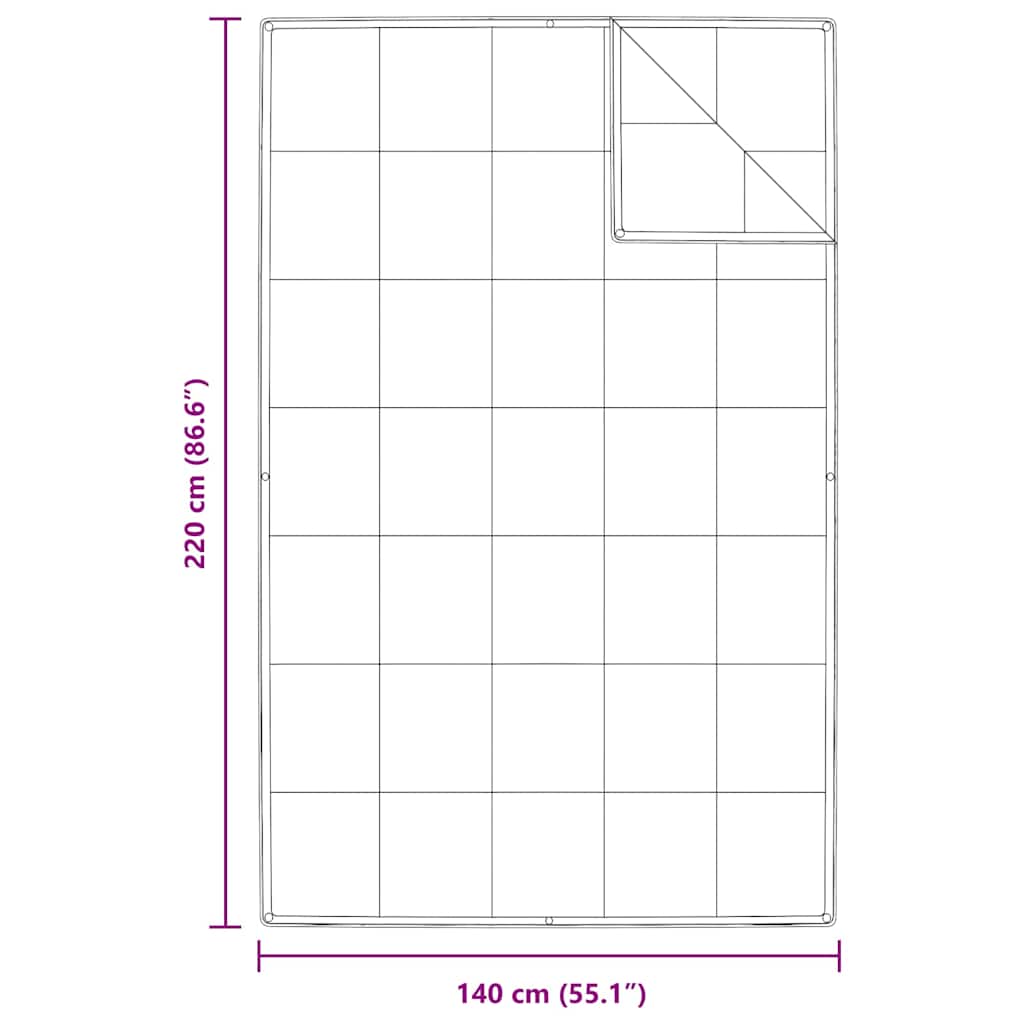 Couette 2-en-1 Blanche 140 x 220 cm Plume