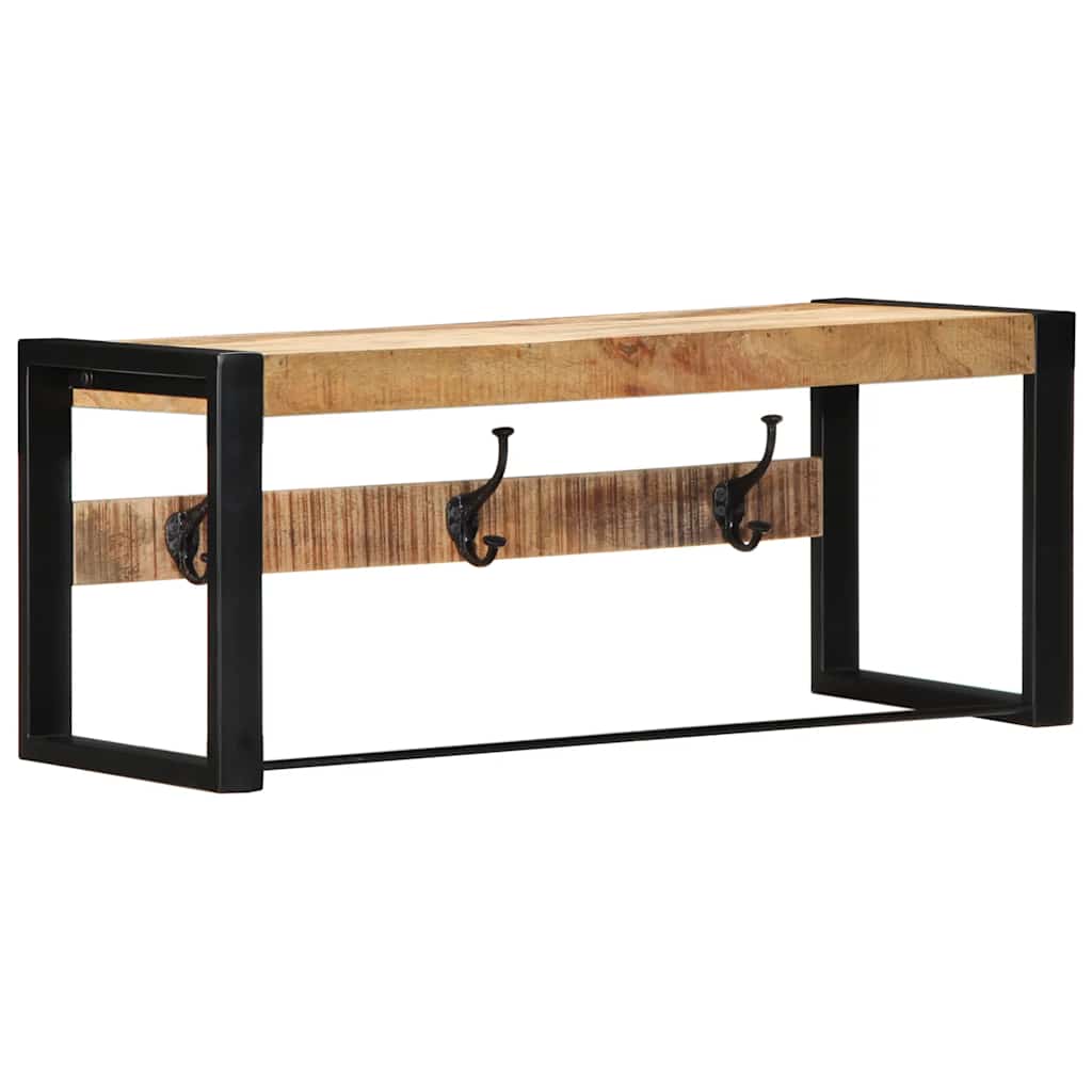 Wardrobe 80x35x35 cm Rough Solid Mango Wood