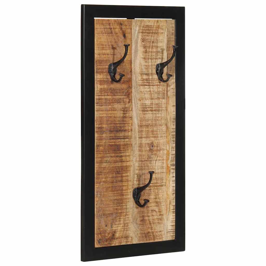 Coat rack 40x2x80 cm Rough Solid Mango Wood