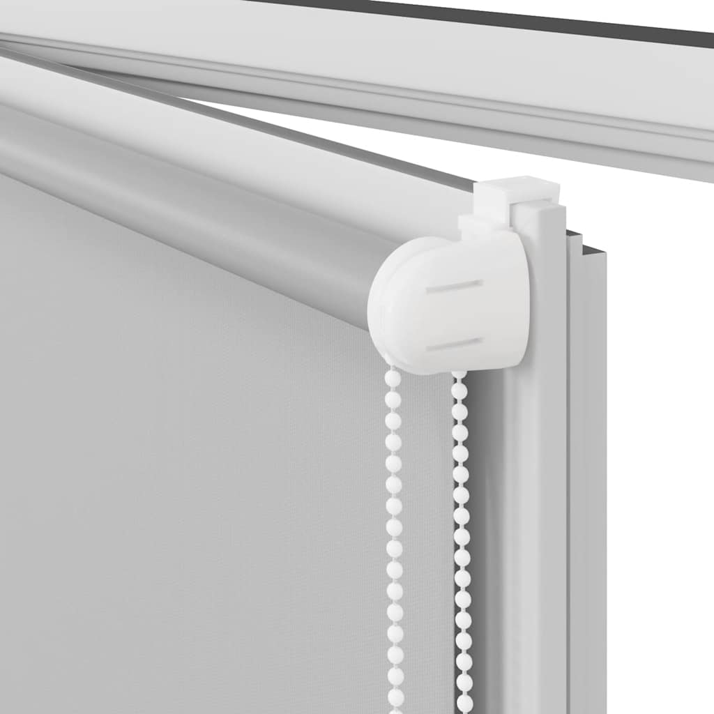 Verdunkelungsrollo Hellgrau 50x175 cm Stoffbreite 45,7 cm