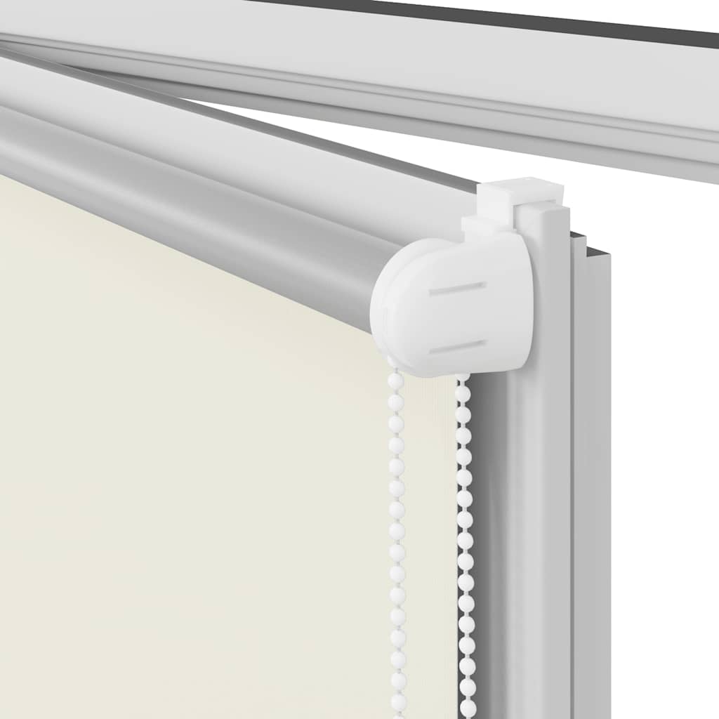 Blackout Roller Blind Cream White 80x230cm Fabric width 75.7 cm