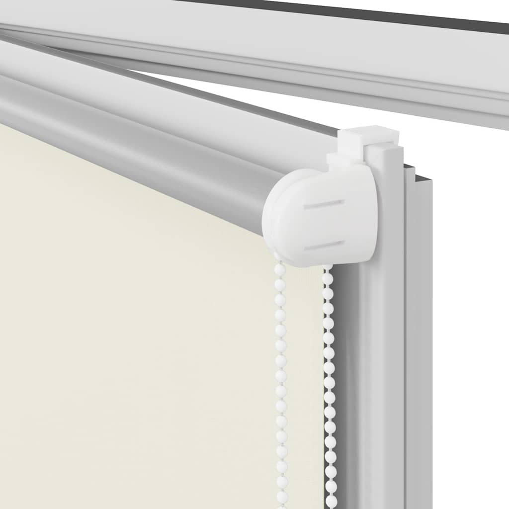 Verdunkelungsrollo Cremeweiß 90x230cm Stoffbreite 85,7 cm