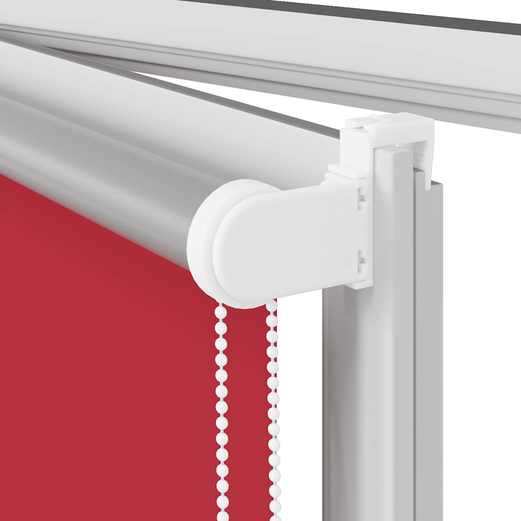 Verdunkelungsrollo Rot 125x230cm Stoffbreite 121,6cm Polyester