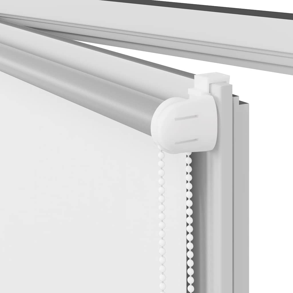 Blackout Roller Blind White 85x130cm Fabric Width 80.7cm Polyester