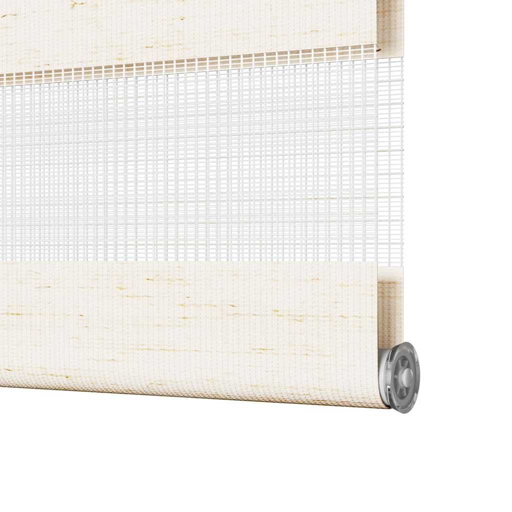 Double roller blind Marble Beige 85x200 cm fabric width 80.9 cm polyester