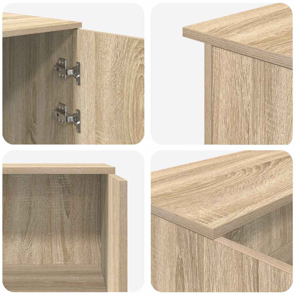 Empfangstheke Sonoma-Eiche 155x50x103,5 cm Holzwerkstoff