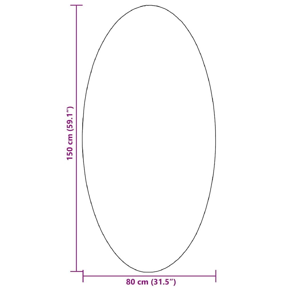 Oval Area Rug HUARTE Beige 80 x 150 cm 100% Polyester