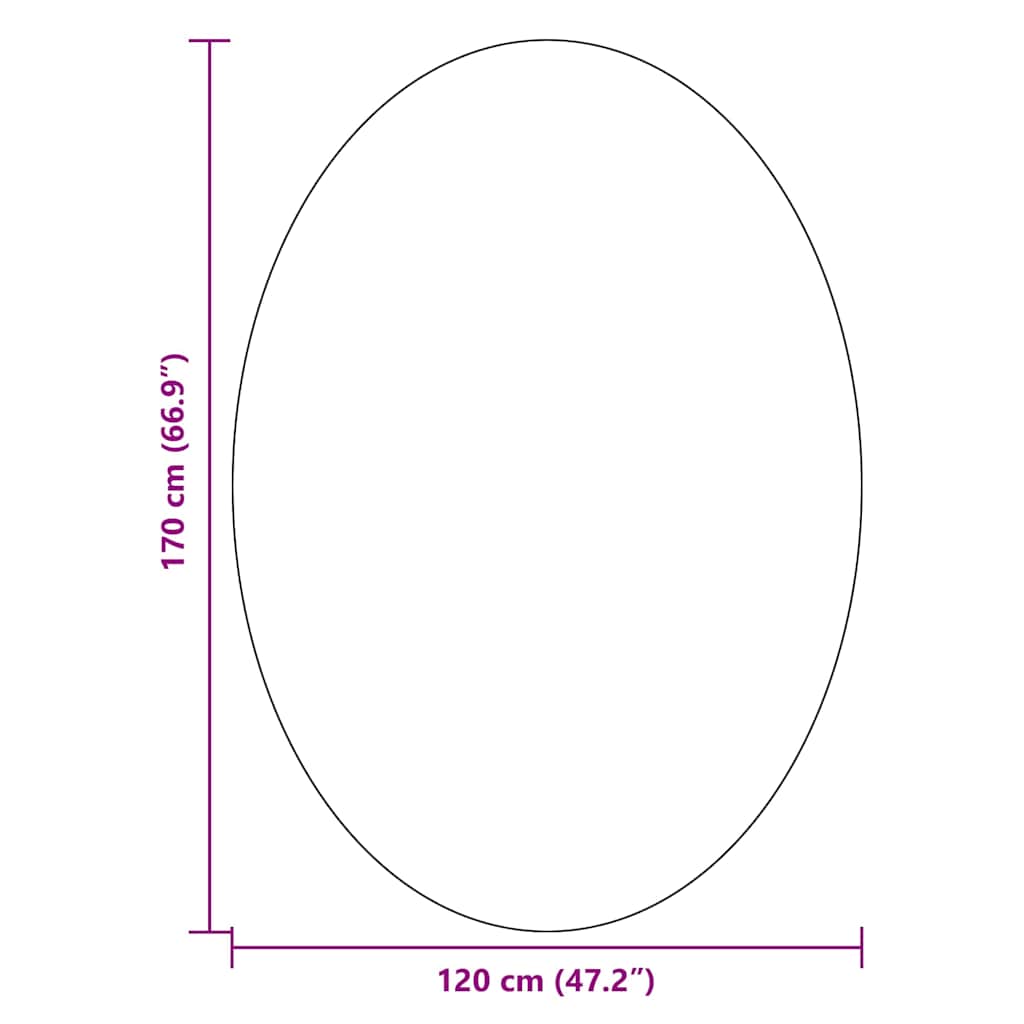 Bereichsteppiche Oval HUARTE Beige 120 x 170 cm 100 %Polyester