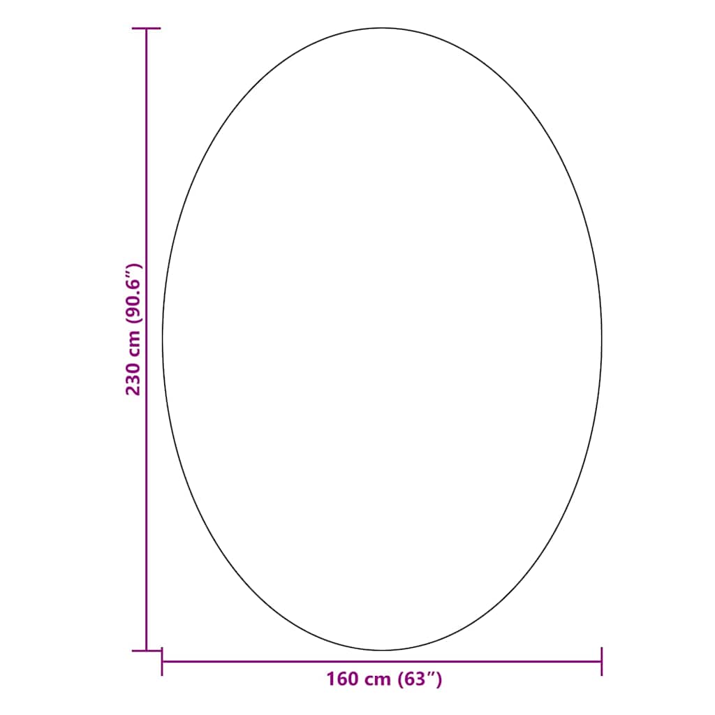 Bereichsteppiche Oval HUARTE Creme 160 x 230 cm 100 %Polyester