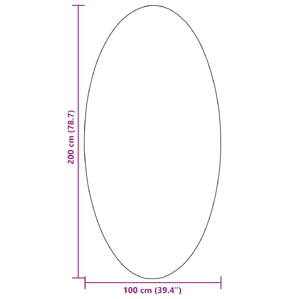 Bereichsteppiche Oval HUARTE Grau 100 x 200 cm 100 %Polyester